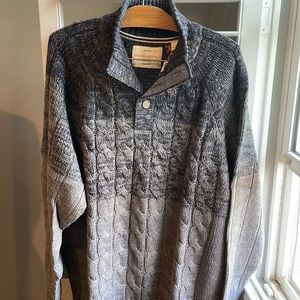 Weatherproof Vintage cabled polo sweater XXL NWT